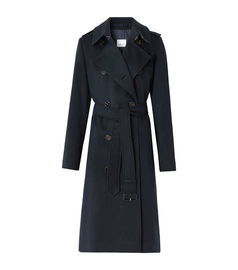 burberry wool cashmere coat womens|Burberry cashmere kensington trench coat.